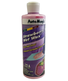 Auto Magic Strawberry Wet Wax, carnauba high-gloss car wax. 16 ounce.