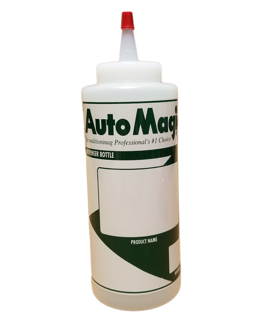 Wax Bottle 12oz Auto Magic w/ Yorker Top - Auto Magic